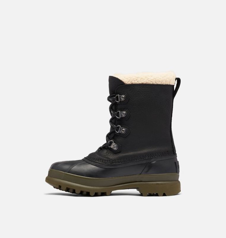 Botas Nieve Sorel Hombre - Caribou™ Stack Negras - 24178-QZNI